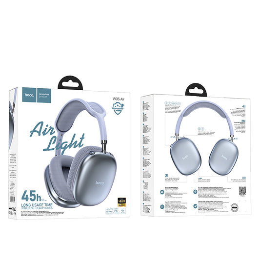 W35 Air Triumph Bluetooth/ Wireless headset HOCO AIR BLUE