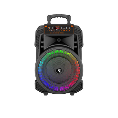 KTS-1640 Bluetooth Speaker with USB, TF Card, TWS, RGB Flash Light, Wired Microphone & Remote Control