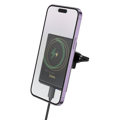 HW19 Precious magnetic wireless fast charging car holder(air outlet)