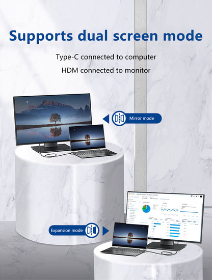 Q-HD613 High-Definition HDMI to TYPE-C Cable ANDOWL