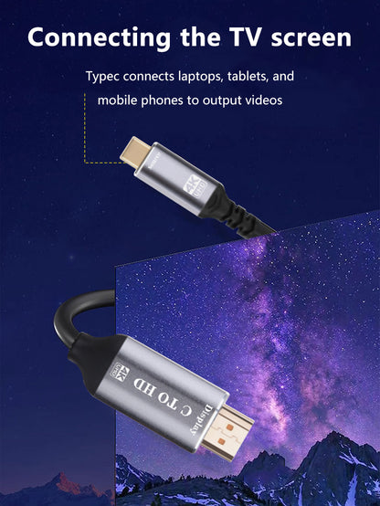 Q-HD613 High-Definition HDMI to TYPE-C Cable ANDOWL