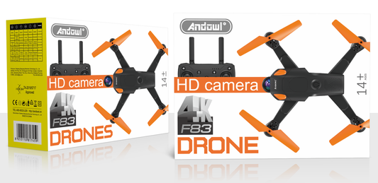 Andowl F83 4K Hd Camera Drone FPV Racing